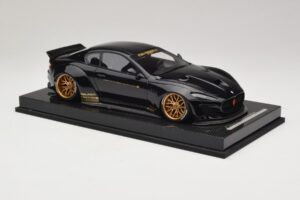 Maserati GranTurismo Liberty Walk Μαύρο με Χρυσές Ζάντες AB Models 1:18 MAS-LB08-C Ρητίνη - εικόνα 4 από 7
