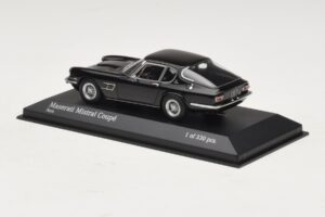 Maserati Mistral Μαύρο Minichamps 1:43 437123421 Μέταλλο - εικόνα 3 από 4