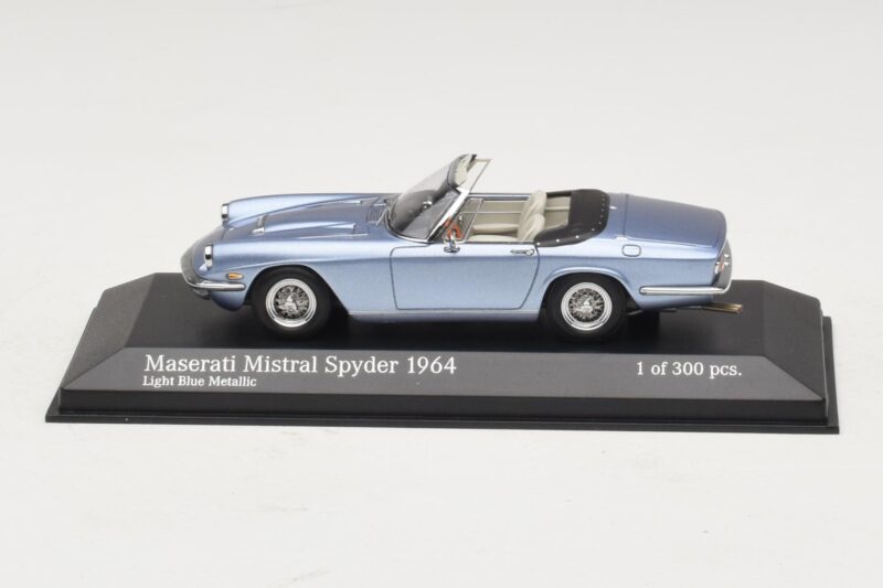 Maserati Mistral Spyder Light Blue Metallic Minichamps 1:43 Maserati Mistral Spyder Light Blue Metallic Minichamps 1:43 437123432 Μέταλλο