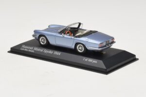 Maserati Mistral Spyder Light Blue Metallic Minichamps 1:43 437123432 Μέταλλο - εικόνα 3 από 4