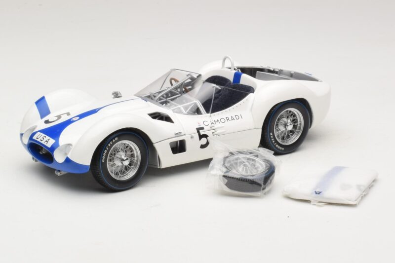 Maserati Tipo 61 #5 S. Moss / D. Gurney Camoradi ADAC 1000km Nurburgring Winner 1960 Minichamps 1:18 100601205 Μέταλλο