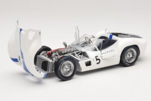 Maserati Tipo 61 #5 S. Moss / D. Gurney Camoradi ADAC 1000km Nurburgring Winner 1960 Minichamps 1:18 100601205 Μέταλλο - εικόνα 2 από 8