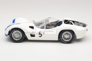 Maserati Tipo 61 #5 S. Moss / D. Gurney Camoradi ADAC 1000km Nurburgring Winner 1960 Minichamps 1:18 100601205 Μέταλλο - εικόνα 4 από 8
