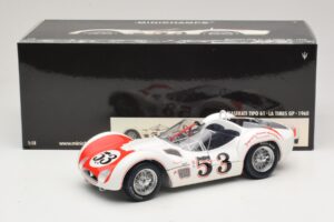 Maserati Tipo 61 #53 B. Krause Los Angeles Times Grand Prix Winner 1960 Minichamps 1:18 100601253 Μέταλλο - εικόνα 8 από 8