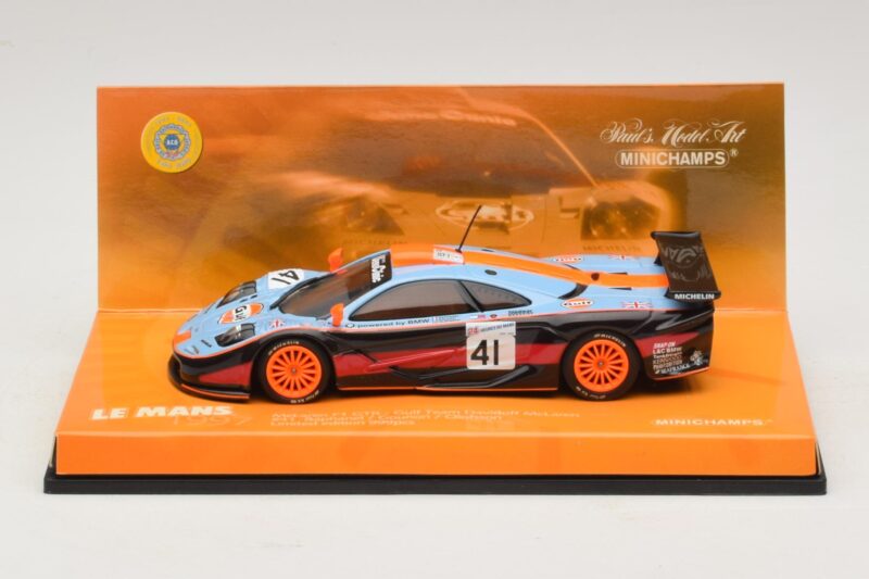 McLaren F1 GTR Gulf Team Davidoff #41 P-H. Raphanel / J-M. Gounon FIA GT Championship 1997 Minichamps 1:43 533174341 Μέταλλο