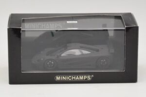 McLaren F1 GTR Prototype Μαύρο Ματ Με Μαύρες Ζάντες Minichamps 1:43 MCLAREN009 Μέταλλο - εικόνα 3 από 4