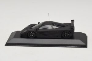 McLaren F1 GTR Prototype Μαύρο Ματ Με Μαύρες Ζάντες Minichamps 1:43 MCLAREN009 Μέταλλο - εικόνα 4 από 4