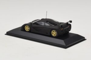 McLaren F1 GTR Prototype Μαύρο Ματ Με Χρυσές Ζάντες Minichamps 1:43 MCLAREN008 Μέταλλο - εικόνα 2 από 4