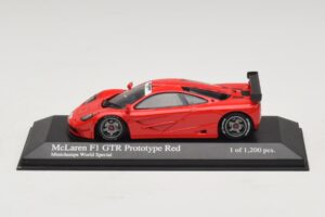 McLaren F1 GTR Prototype World Special Κόκκινο Minichamps 1:43 MCLAREN007 Μέταλλο - εικόνα 3 από 4