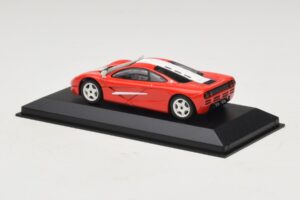 McLaren F1 Κόκκινο Με Λευκές Ρίγες Minichamps 1:43 MCLAREN005 Μέταλλο - εικόνα 2 από 4