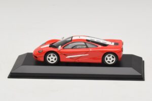 McLaren F1 Κόκκινο Με Λευκές Ρίγες Minichamps 1:43 MCLAREN005 Μέταλλο - εικόνα 3 από 4