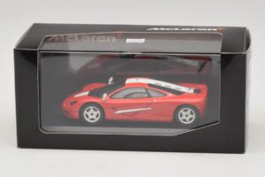 McLaren F1 Κόκκινο Με Λευκές Ρίγες Minichamps 1:43 MCLAREN005 Μέταλλο - εικόνα 4 από 4