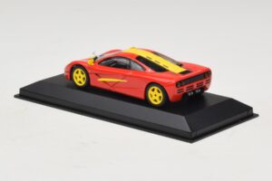 McLaren F1 Κόκκινο Με Κίτρινες Ρίγες Minichamps 1:43 MCLAREN006 Μέταλλο - εικόνα 2 από 4