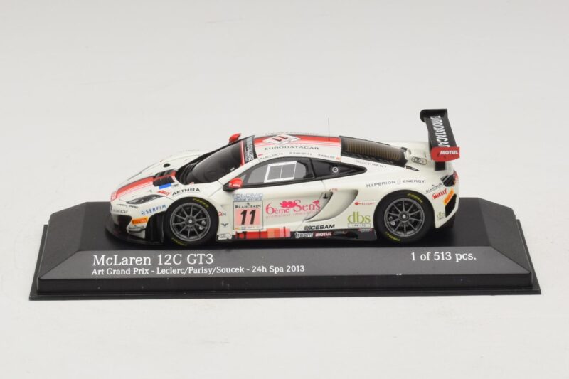 McLaren MP4-12C GT3 #11 Art Grand Prix Leclerc / Parisy 24 Hours of Spa 2013 Minichamps 1:43 437131311 Μέταλλο