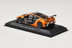 McLaren MP4-12C GT3 #15 Boutsen Racing Bovy / Broggi 24 Hours of Spa 2012 Minichamps 1:43 437121315 Μέταλλο - εικόνα 3 από 4