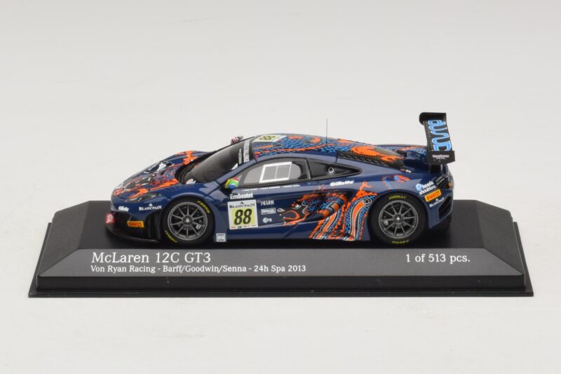 McLaren MP4-12C GT3 #88 Von Ryan Racing Barff / Goodwin 24 Hours of Spa 2013 Minichamps 1:43 McLaren MP4-12C GT3 #88 Von Ryan Racing Barff / Goodwin 24 Hours of Spa 2013 Minichamps 1:43 437131388 Μέταλλο