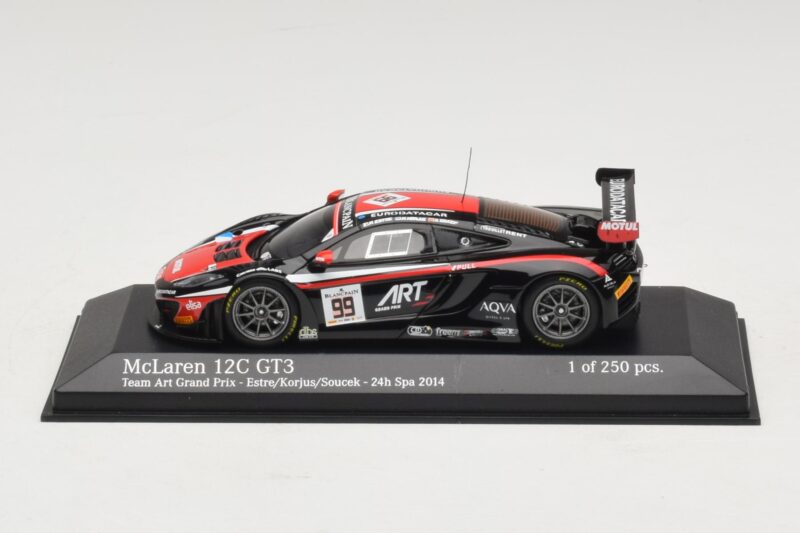 McLaren MP4-12C GT3 Art Grand Prix #99 K. Estre / M. Korjus 24 Hours of Spa 2014 Minichamps 1:43 437141399 Μέταλλο