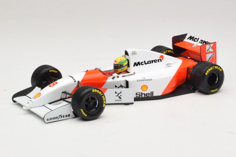 McLaren MP4/8 Ford #8 A. Senna Winner European GP 1993 Minichamps 1:18 540931818 Μέταλλο