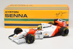 McLaren MP4/8 Ford #8 A. Senna Winner European GP 1993 Minichamps 1:18 540931818 Μέταλλο - εικόνα 2 από 7