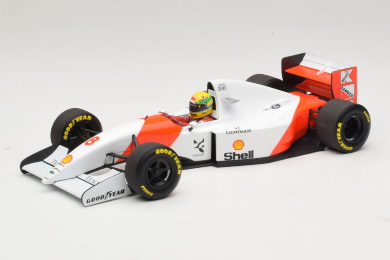 McLaren MP4/8 Ford #8 A. Senna Winner Japanese GP 1993 Minichamps 1:18 540931878 Μέταλλο
