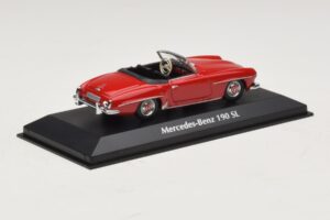 Mercedes 190 SL Κόκκινο Maxichamps 1:43 940033131-O Μέταλλο - εικόνα 2 από 4