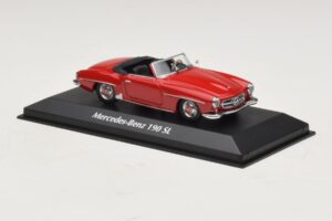 Mercedes 190 SL Κόκκινο Maxichamps 1:43 940033131-O Μέταλλο - εικόνα 3 από 4
