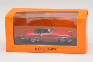 Mercedes 190 SL Κόκκινο Maxichamps 1:43 940033131-O Μέταλλο - εικόνα 4 από 4