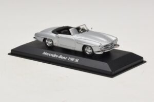 Mercedes 190 SL W121 Ασημί Maxichamps 1:43 940033130 Μέταλλο - εικόνα 3 από 4