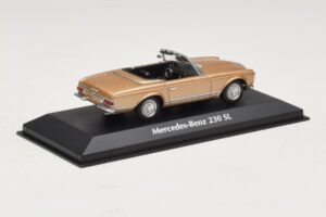 Mercedes 230 SL W113 Χρυσό Μεταλλικό Maxichamps 1:43 940032230 Μέταλλο - εικόνα 2 από 4