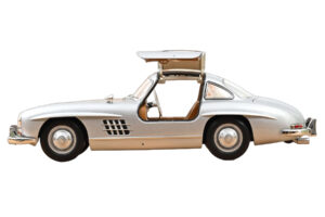 Mercedes 300 SL W198 Gullwing Ασημί Norev 1:18 183857 Μέταλλο - εικόνα 4 από 5