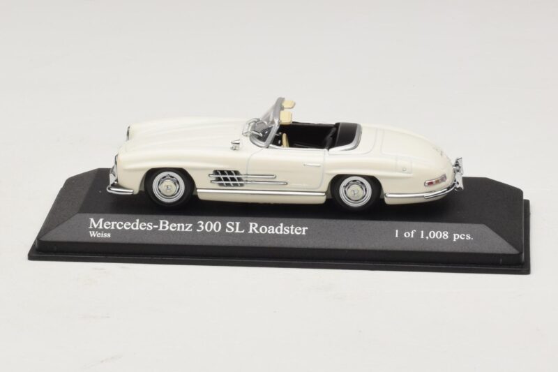 Mercedes 300 SL W198 Ρόουντστερ Λευκό Minichamps 1:43 Mercedes 300 SL W198 Ρόουντστερ Λευκό Minichamps 1:43 400039034 Μέταλλο