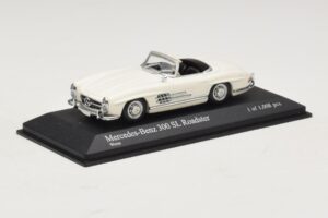 Mercedes 300 SL W198 Ρόουντστερ Λευκό Minichamps 1:43 400039034 Μέταλλο - εικόνα 2 από 4