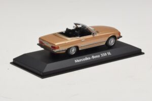 Mercedes 350 SL R107 Χρυσό Maxichamps 1:43 940033431 Μέταλλο - εικόνα 2 από 4