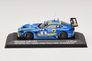 Mercedes AMG GT3 Black Falcon #9 Y. Buurman / M. Engel 24 Hours of Nurburgring 2016 Minichamps 1:43 437163009 Μέταλλο