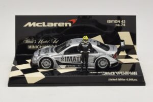 Mercedes C203 DTM Team McLaren Mercedes MP4-98T Mika & Erja Hakkinen Lapland 17 April 2000 Minichamps 1:43 530984378-P1 Μέταλ