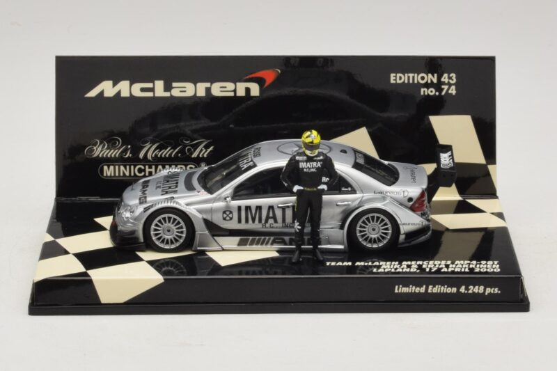 Mercedes C203 DTM Team McLaren Mercedes MP4-98T Mika & Erja Hakkinen Lapland 17 April 2000 Minichamps 1:43 530984378-P1 Μέταλ