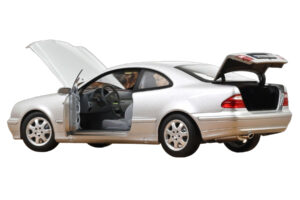 Mercedes CLK C208 Brilliant Silver Norev 1:18 183335 Μέταλλο - εικόνα 2 από 3