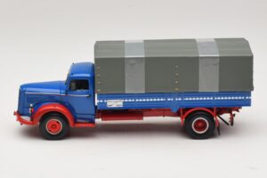 Mercedes L 315 Φορτηγό με Πλατφόρμα Μπλε Κόκκινο Minichamps 1:43 439034420 Μέταλλο - εικόνα 3 από 6