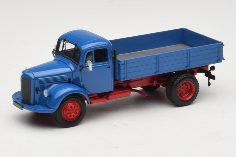 Mercedes L 3500 Ανατρεπόμενο Φορτηγό Μπλε Κόκκινο Minichamps 1:43 439350004 Μέταλλο