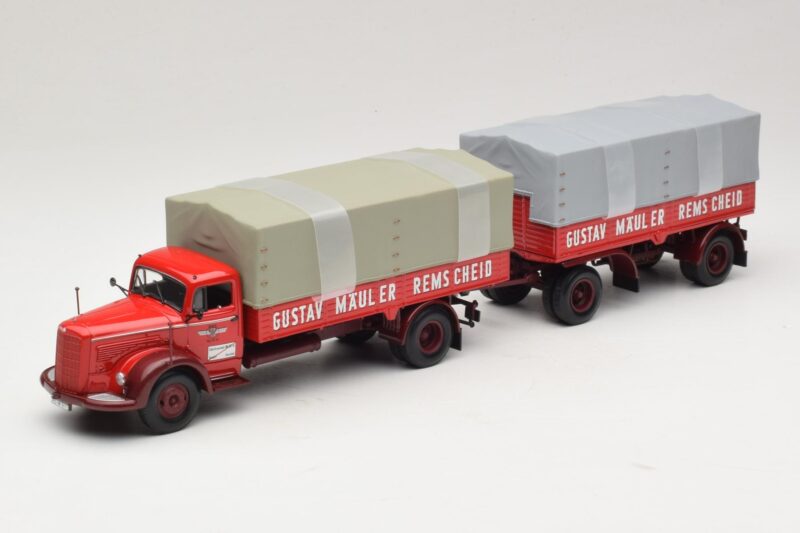 Mercedes L315 Pritschenzug Gustav Mauler Minichamps 1:43 499034720 Μέταλλο
