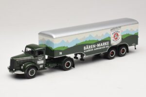 Mercedes LS315 Koffersattelzug Bärenmarke Minichamps 1:43 499034780 Μέταλλο