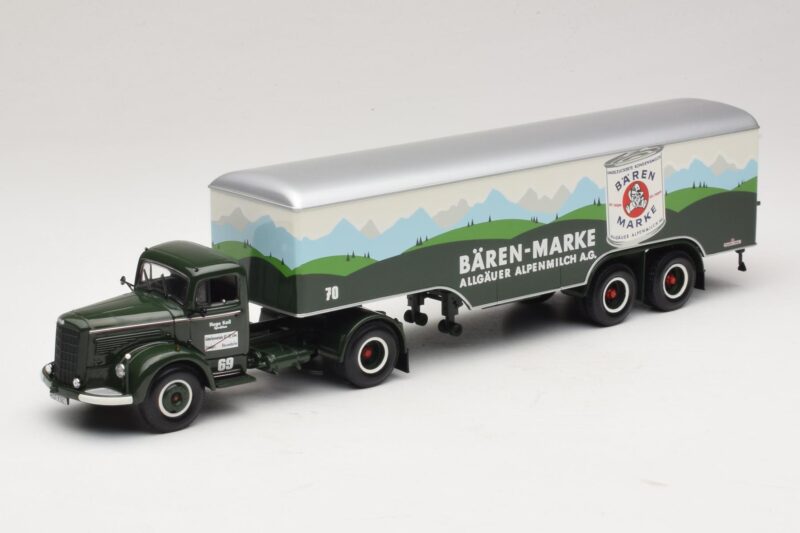 Mercedes LS315 Koffersattelzug Bärenmarke Minichamps 1:43 499034780 Μέταλλο