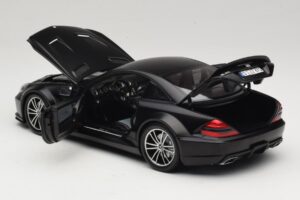 Mercedes SL65 AMG R230 Black Series Matt Black Minichamps 1:18 100038121 Μέταλλο - εικόνα 5 από 8