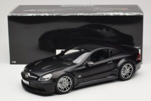 Mercedes SL65 AMG R230 Black Series Matt Black Minichamps 1:18 100038121 Μέταλλο - εικόνα 8 από 8