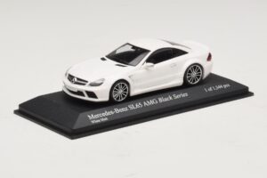 Mercedes SL65 AMG R230 Black Series Ματ Λευκό Minichamps 1:43 400038222 Μέταλλο - εικόνα 2 από 4
