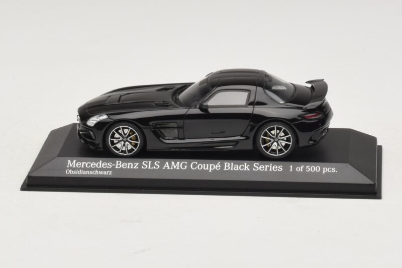 Mercedes SLS AMG C197 Black Series Μαύρο Μεταλλικό Minichamps 1:43 437033020 Μέταλλο