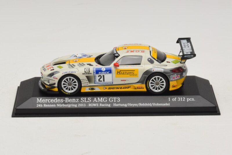 Mercedes SLS AMG GT3 #21 Rowe Racing Hartung / Heyer Nurburgring 24 Hours 2013 Minichamps 1:43 Mercedes SLS AMG GT3 #21 Rowe Racing Hartung / Heyer Nurburgring 24 Hours 2013 Minichamps 1:43 410133221 Μέταλλο