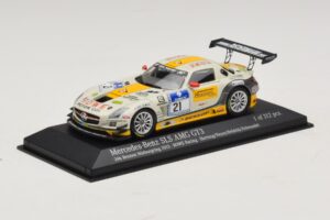 Mercedes SLS AMG GT3 #21 Rowe Racing Hartung / Heyer Nurburgring 24 Hours 2013 Minichamps 1:43 410133221 Μέταλλο - εικόνα 2 από 4