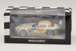 Mercedes SLS AMG GT3 #21 Rowe Racing Hartung / Heyer Nurburgring 24 Hours 2013 Minichamps 1:43 410133221 Μέταλλο - εικόνα 4 από 4