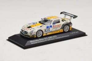 Mercedes SLS AMG GT3 #22 Rowe Racing Graf / Jager Nurburgring 24 Hours 2013 Minichamps 1:43 410133222 Μέταλλο - εικόνα 2 από 4